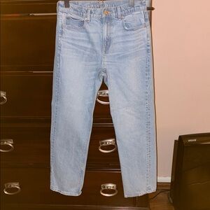 American Eagle Super High Rise Ankle Straight Size 2